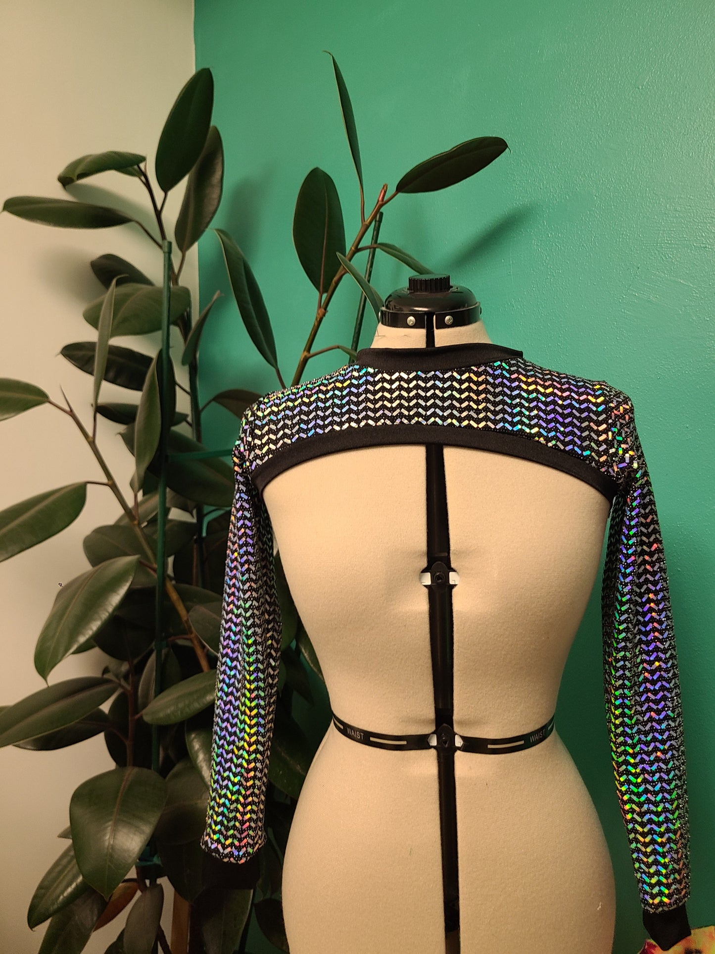Holographic Shrug Sleeves