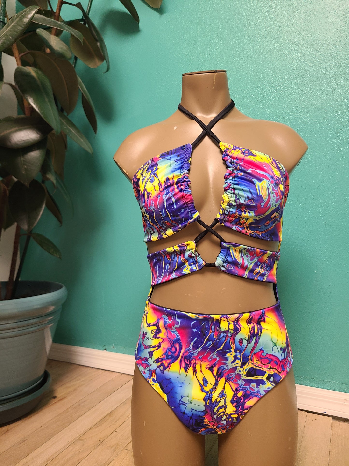 2-in-1 Reversible Swimsuit/Bodysuit