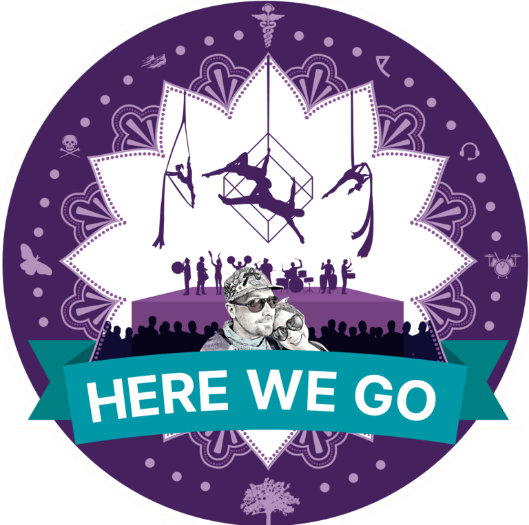 Here We Go Sticker
