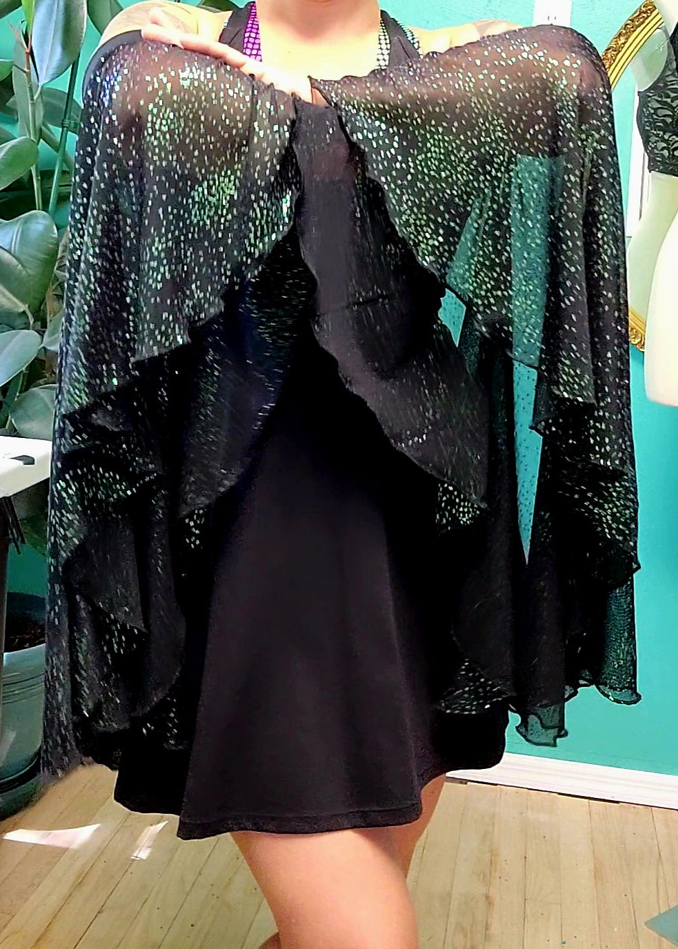 Glitter Bell Sleeves