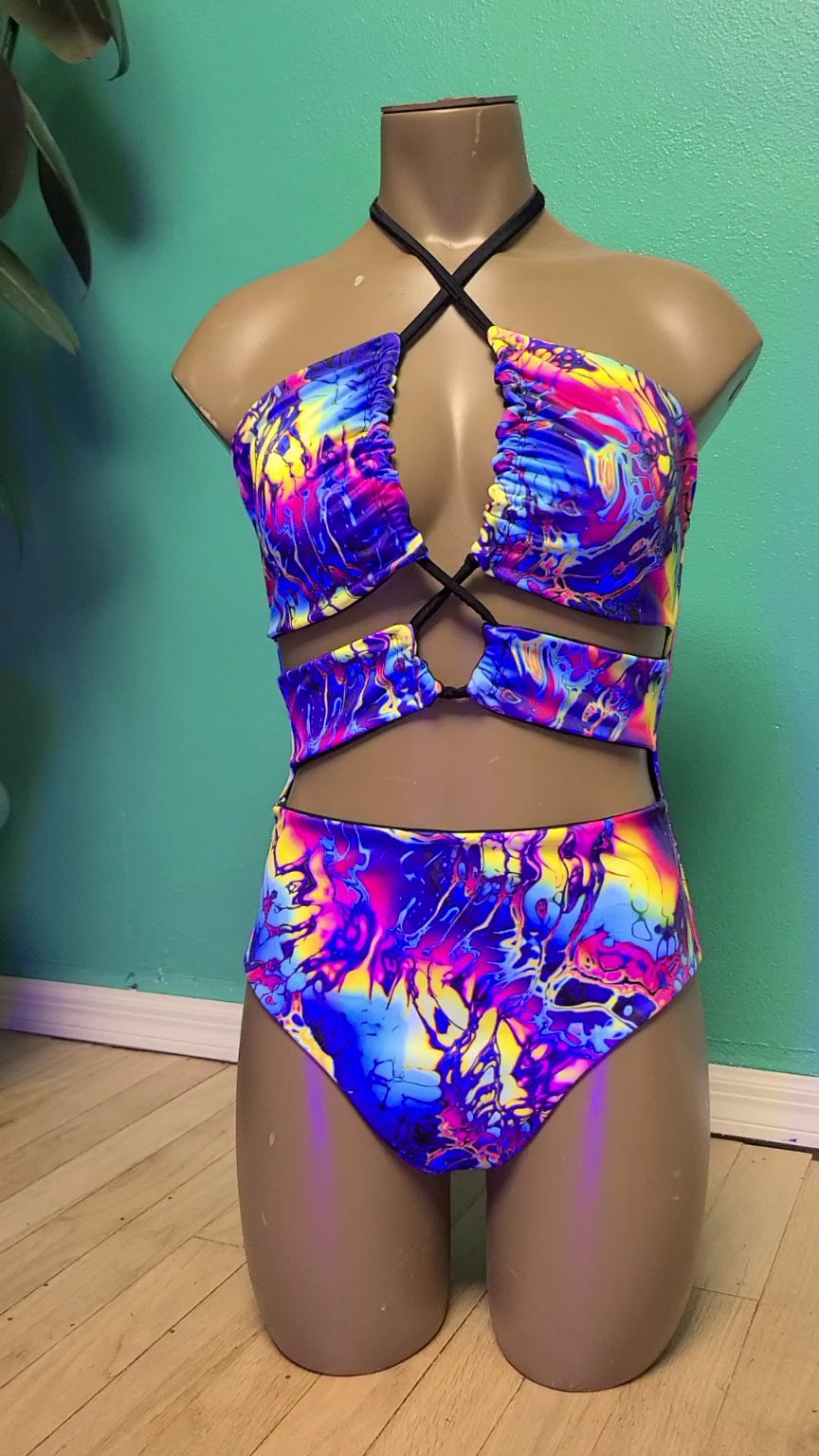 2-in-1 Reversible Swimsuit/Bodysuit