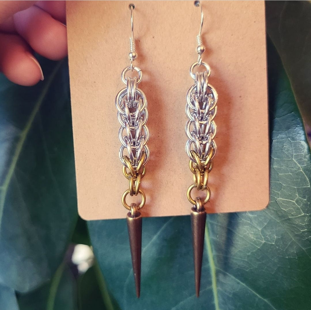 Dipped In Gold Earrings