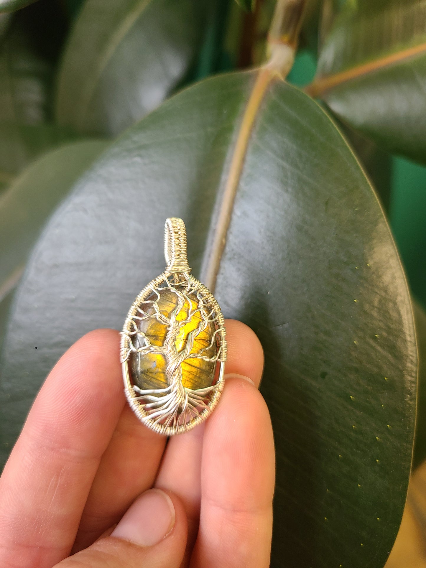 Wire Wrap Labradorite Tree of Life