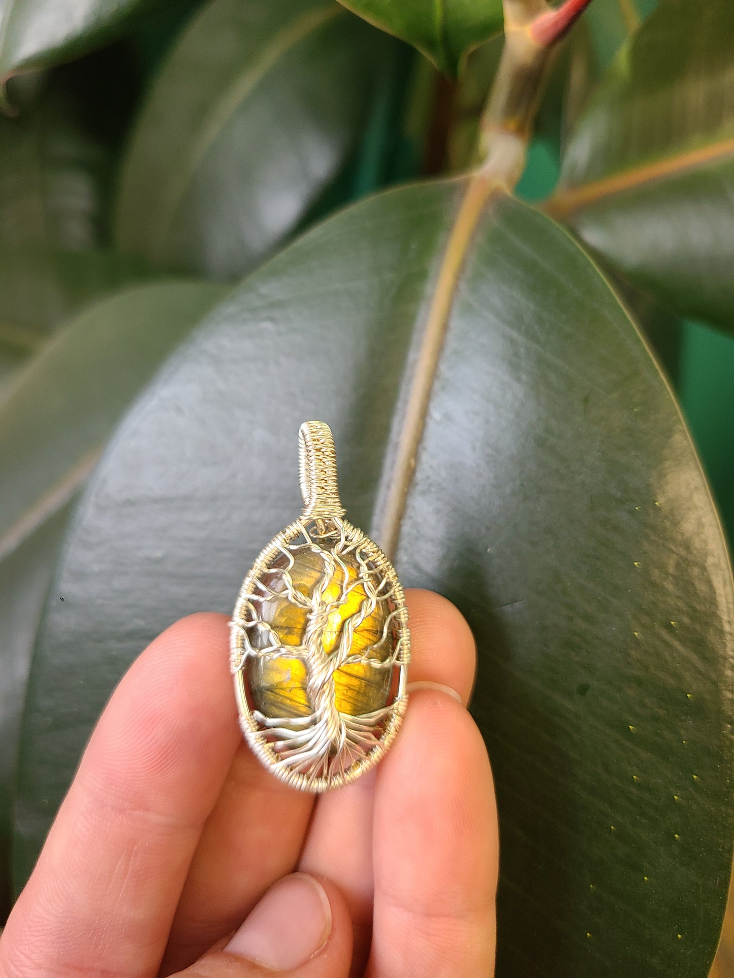 Wire Wrap Labradorite Tree of Life